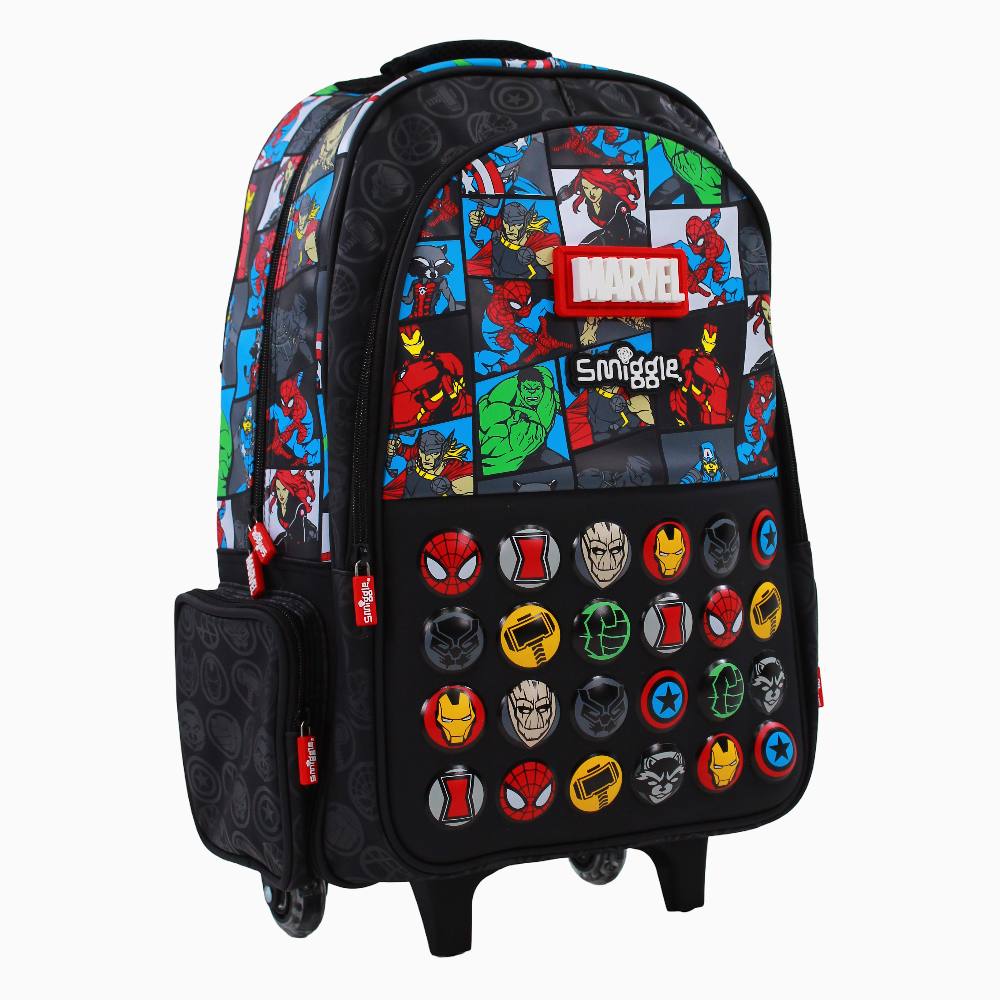 Avengers Trolley Bag - Black  (18 Inches)