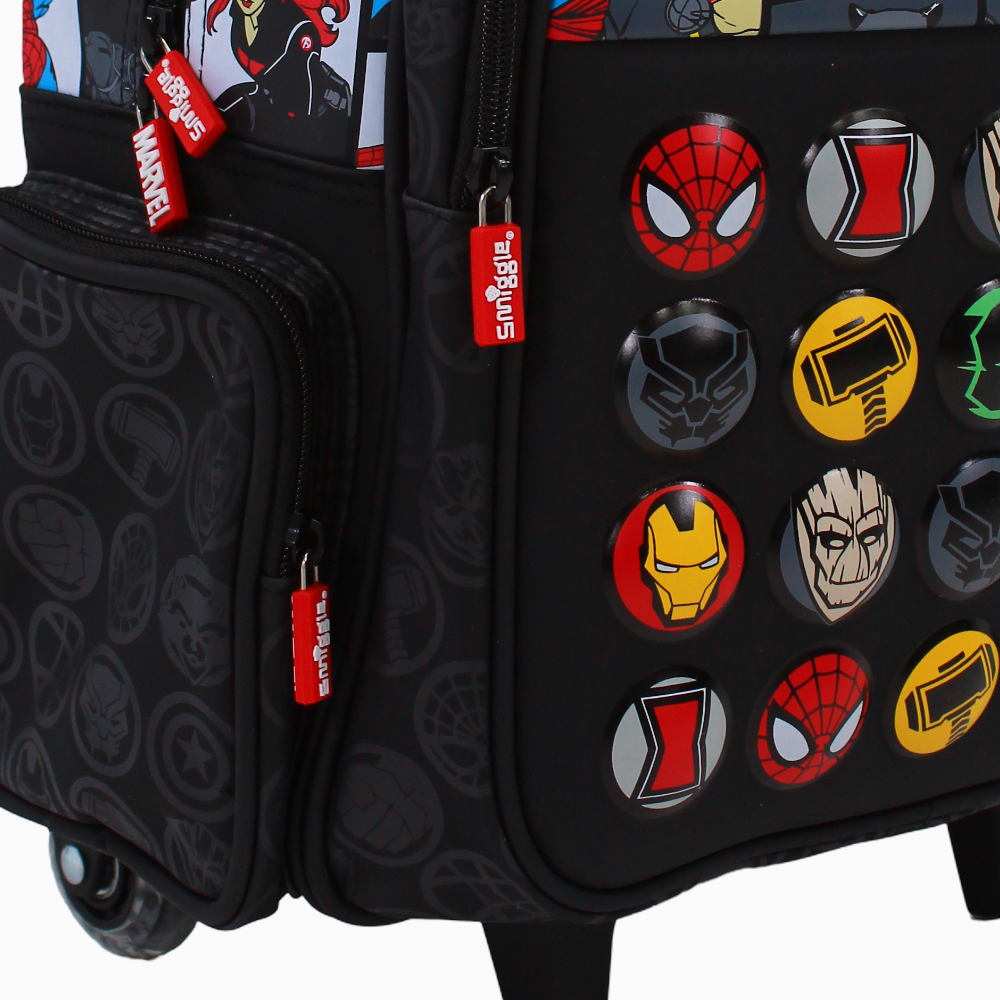 Avengers Trolley Bag - Black  (18 Inches)