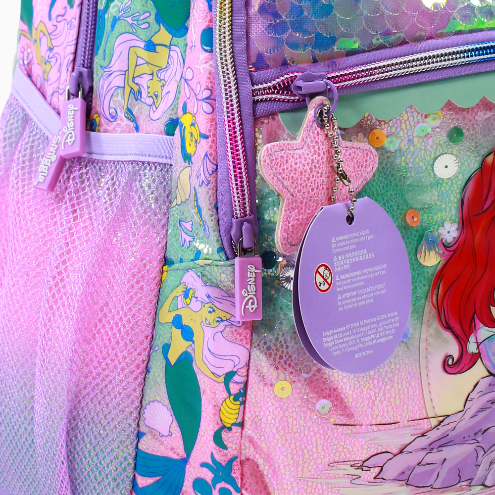 The Little Mermaid Backpack - Lilac (17 Inches)