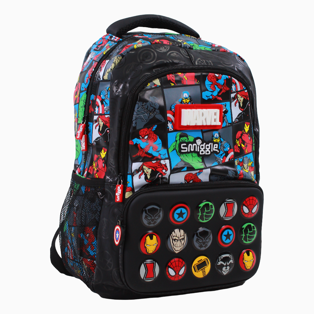 Backpack 17 Inches – Black & Avengers