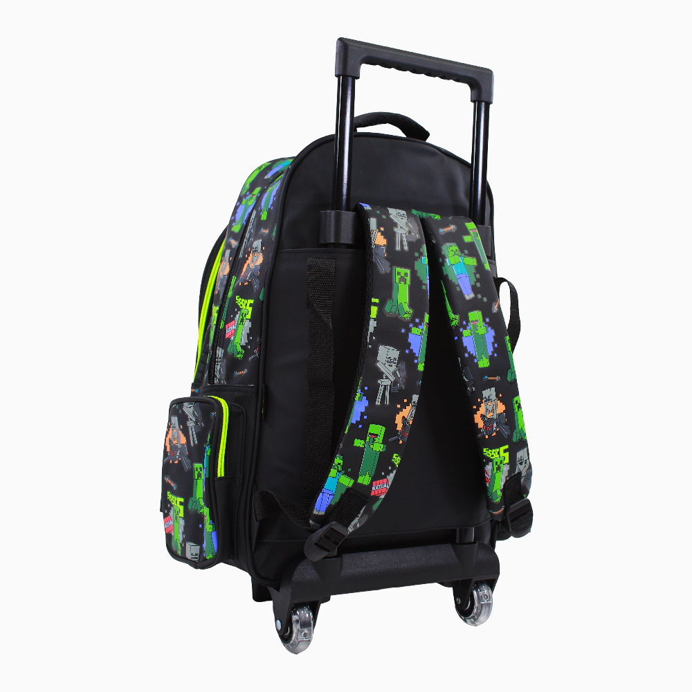 Minecraft Trolley Bag - Black (18 Inches)