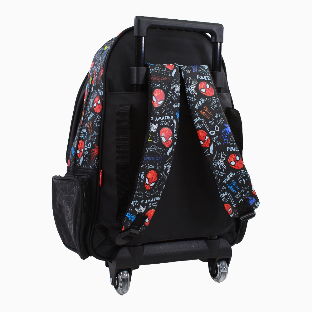 Spiderman Trolley Bag - Black (18 Inches)