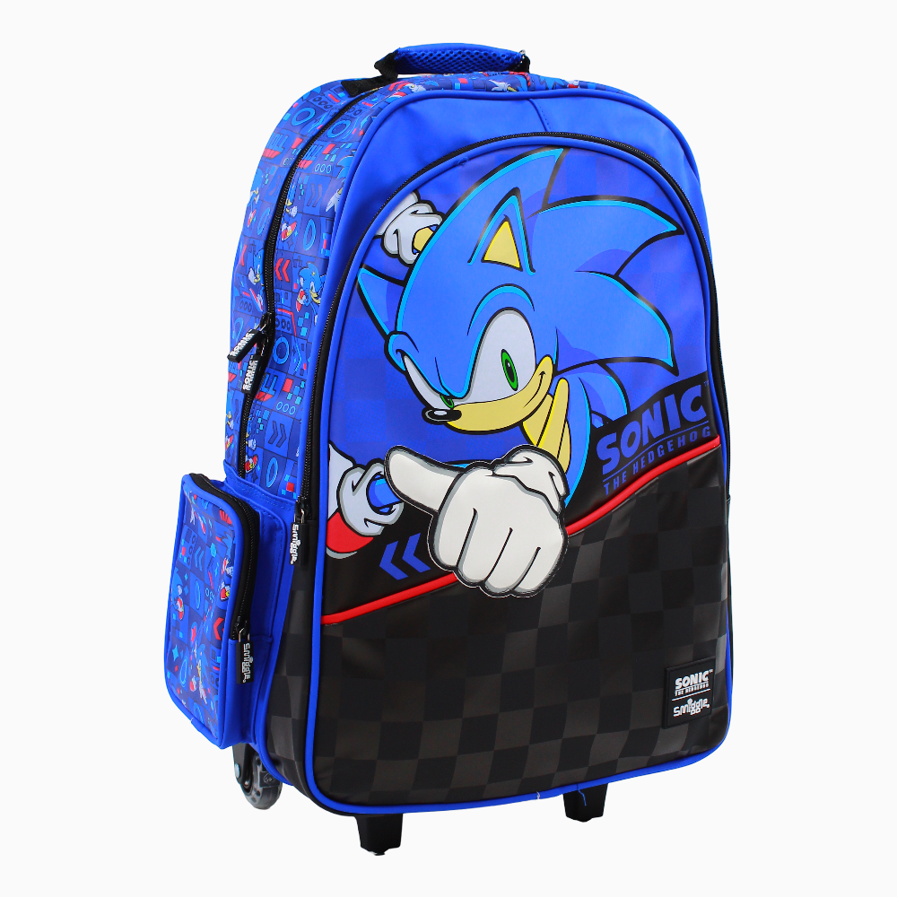 Sonic the Hedgehog Trolley Bag - Blue (18 Inches)