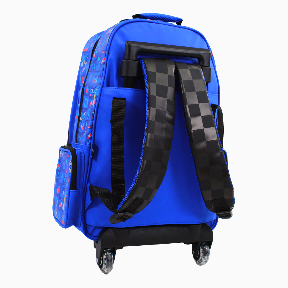 Sonic the Hedgehog Trolley Bag - Blue (18 Inches)
