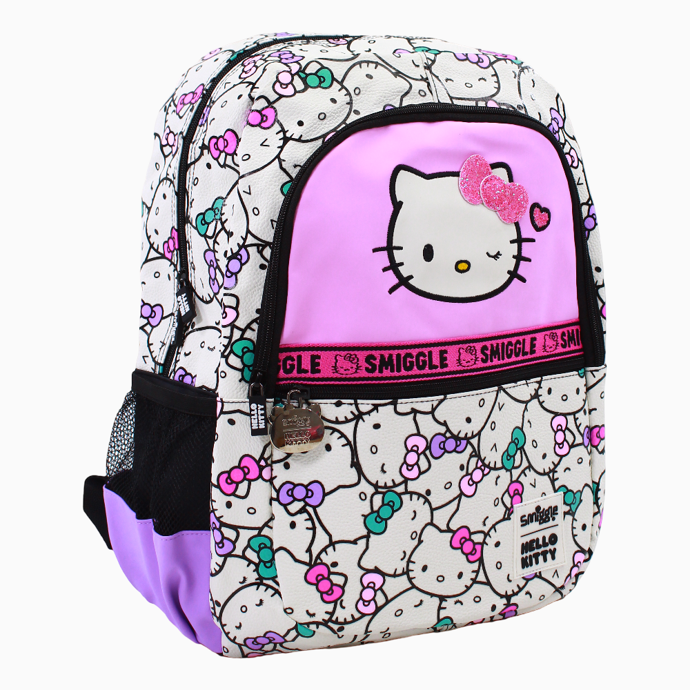 Hello Kitty Backpack - Pink & White (17 Inches)