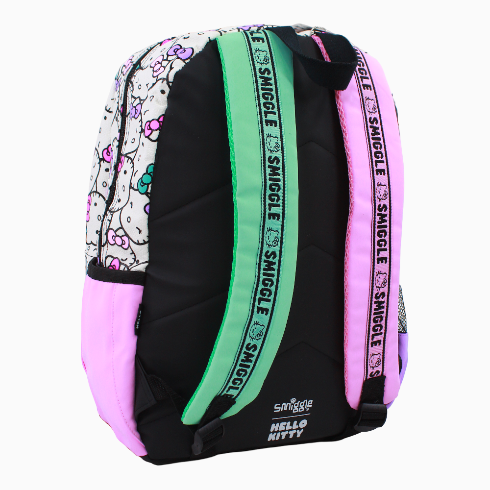 Hello Kitty Backpack - Pink & White (17 Inches)