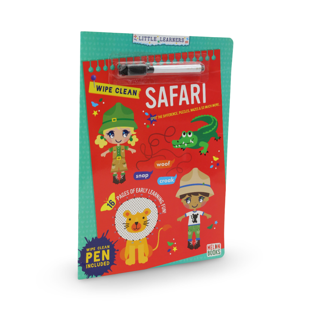 Wipe Clean Safari Little Learners