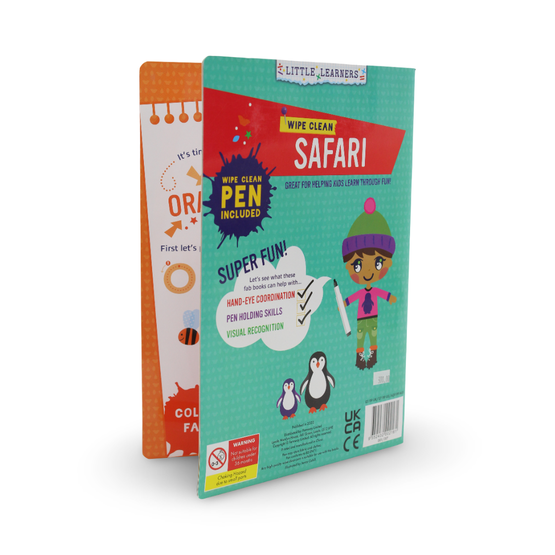 Wipe Clean Safari Little Learners