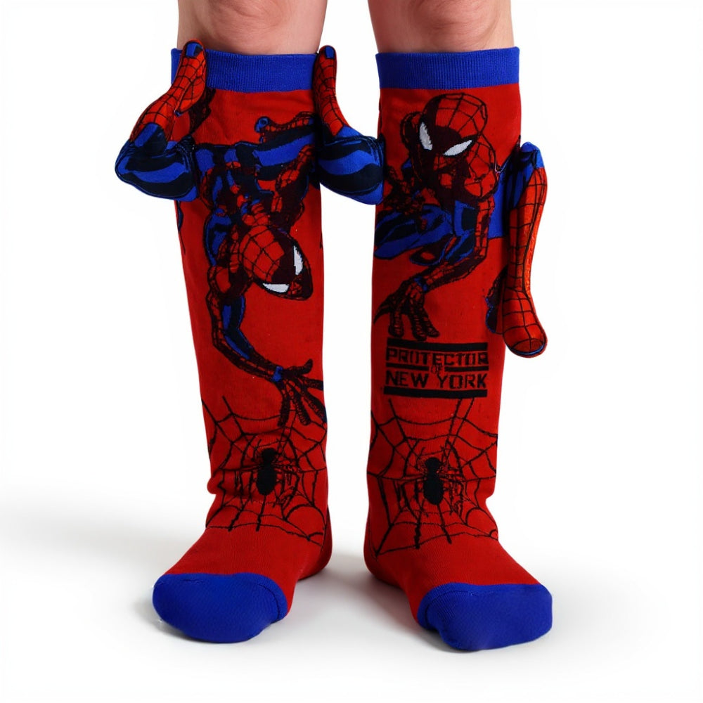 Boys Socks – Red with Spiderman Design (Pack of 3)