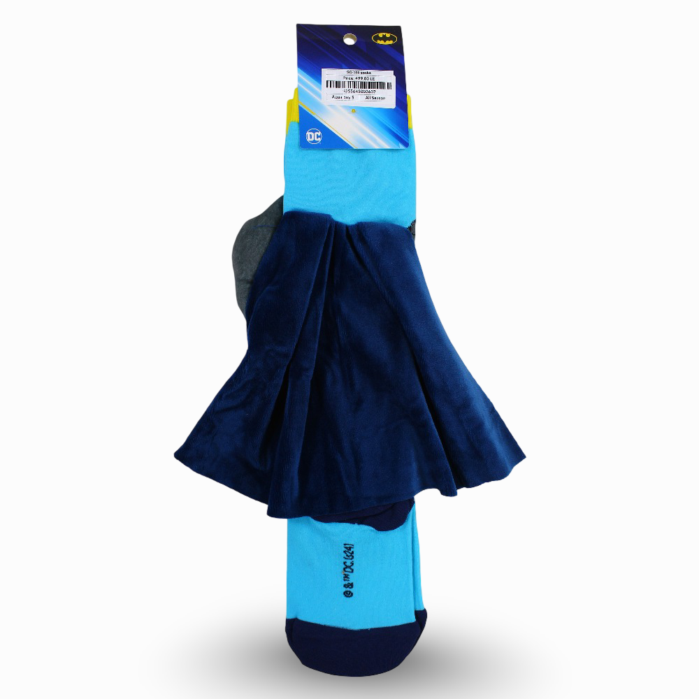Boys Socks – Aqua with Batman Design (Pack of 3)