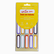 Thermos Write Iron-On Labels 40Pcs – Yellow