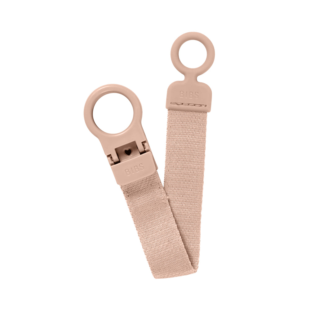 BIBS Pacifier Clip Loop – Blush - Baby Essentials