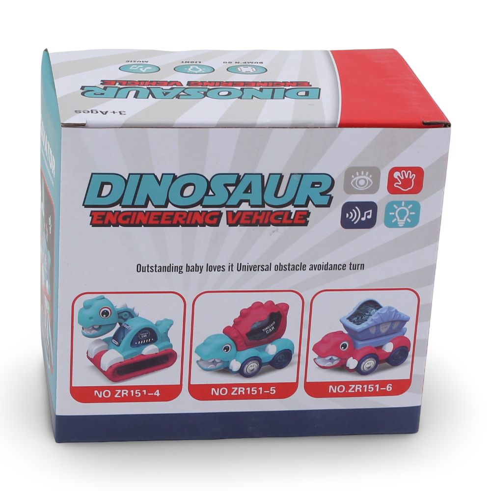 Dinosaur Engineering Vehicle (Light & Sound) - Toys - OKO