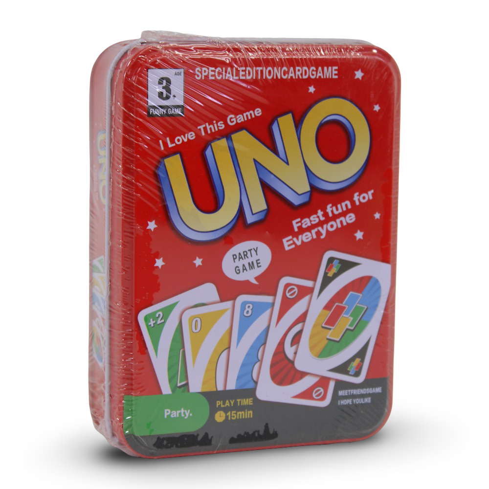 UNO Card Game – Metal Tin Edition