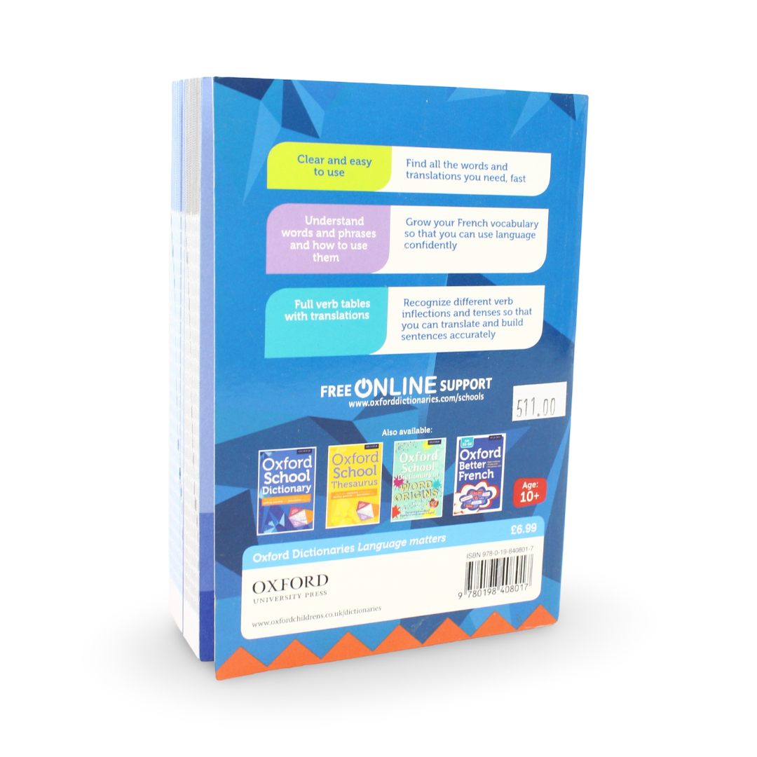 Oxford School French Dictionary Book 2017