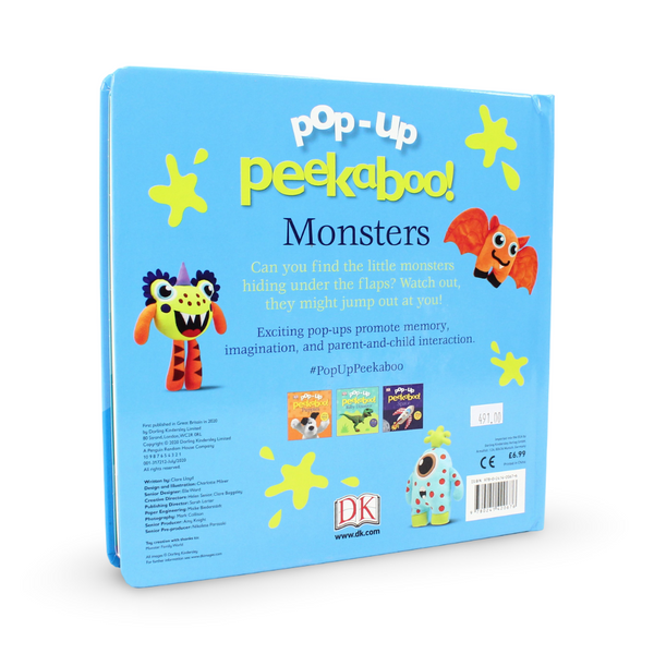 DK Pop-Up Peekaboo! Monsters Board Book