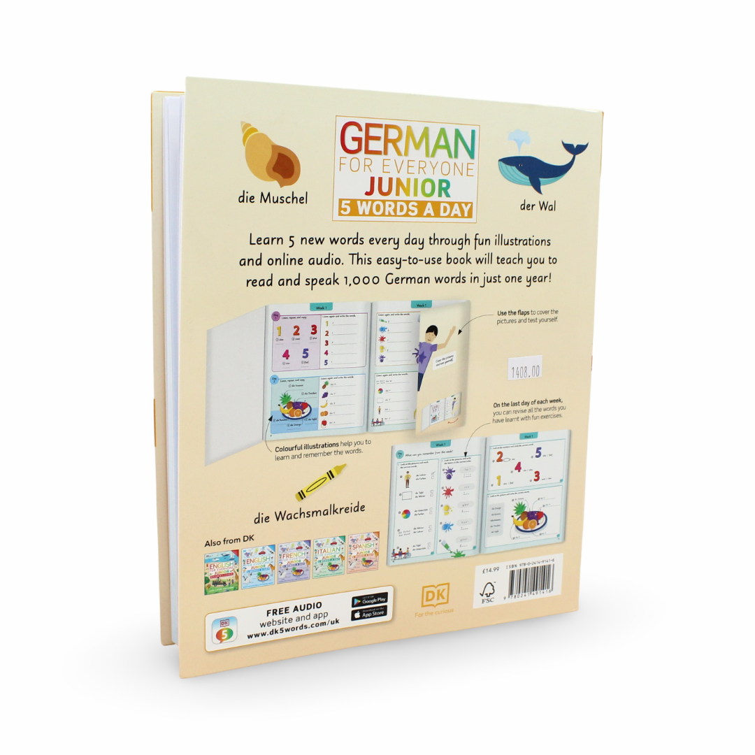 DK German for Everyone Junior 5 Words a Day Book