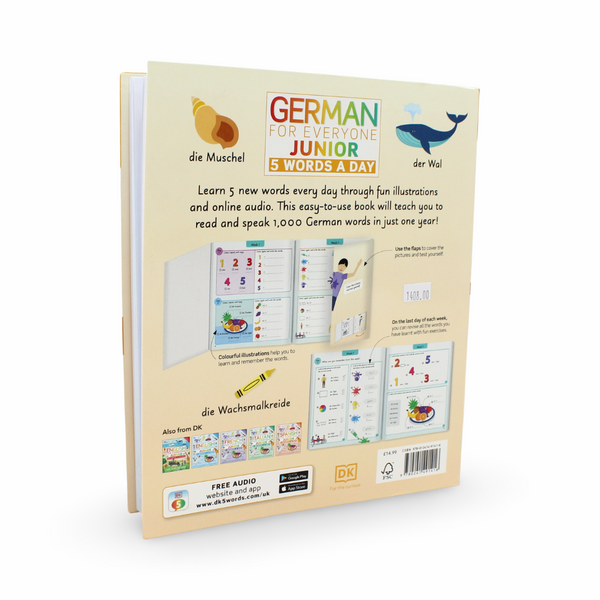 كتاب DK German for Everyone Junior 5 كلمات في اليوم