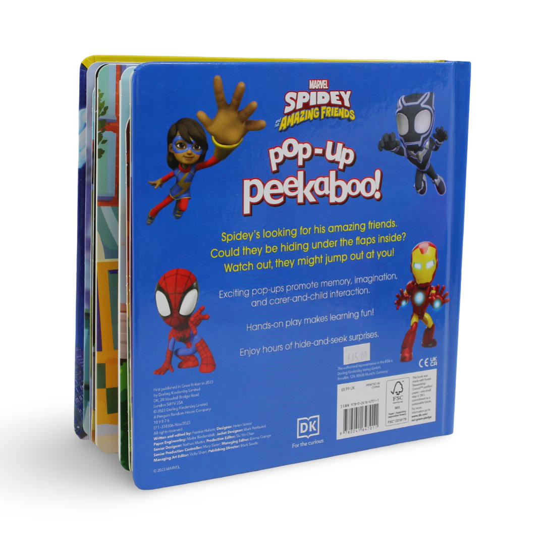 Pop-Up Peekaboo! Marvel Spidey and His Amazing Friends Board Book