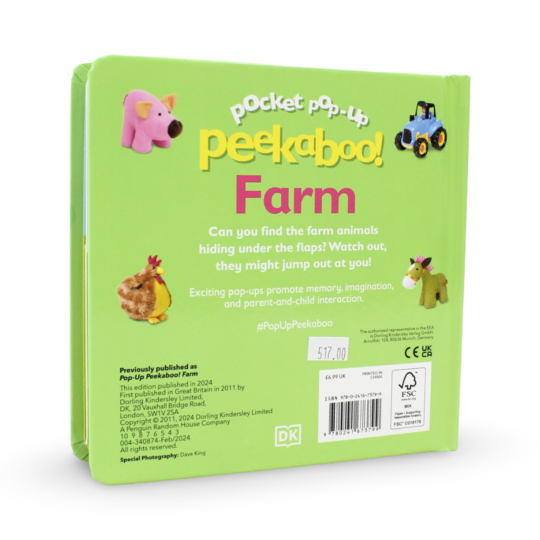 DK Pocket Pop-Up Peekaboo! Farm Board Book