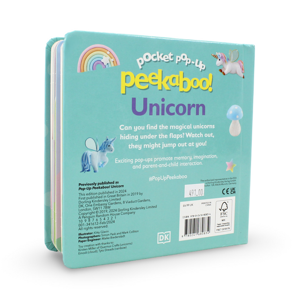 DK Pocket Pop-Up Peekaboo! Unicorn Board Book