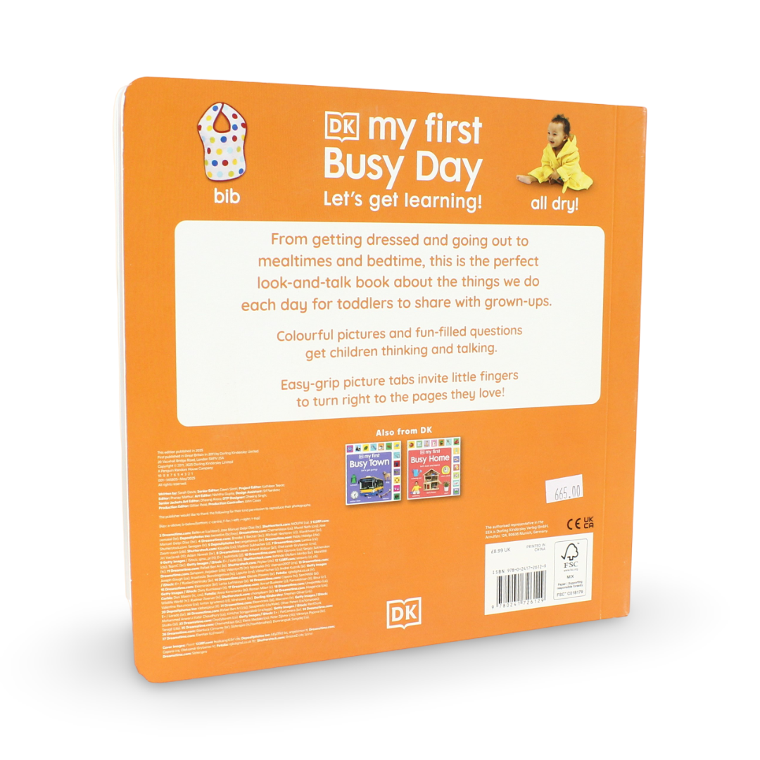 DK My First Busy Day: Let's Start Learning! Board Book