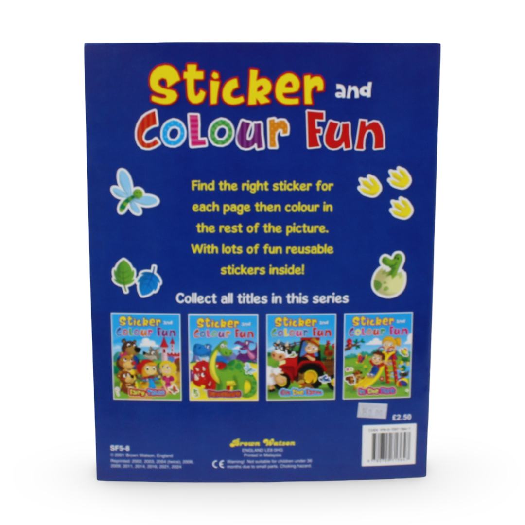 Sticker & Colour Fun – Dinosaurs