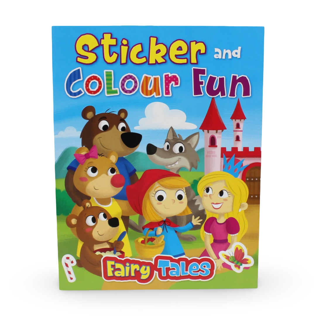 Sticker & Colour Fun – Fairy Tales
