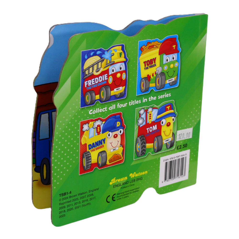 Brown Watson Transport Shaped Books – Tom the Tractor