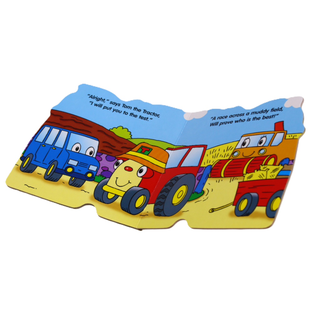 Brown Watson Transport Shaped Books – Tom the Tractor
