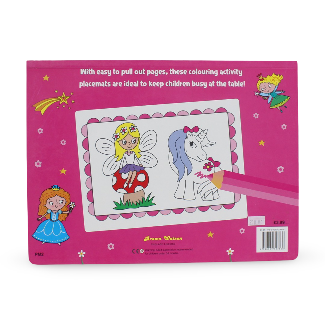 Colour My Placemat Princess