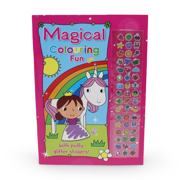 Magical Coloring Fun With Puffy Stickers