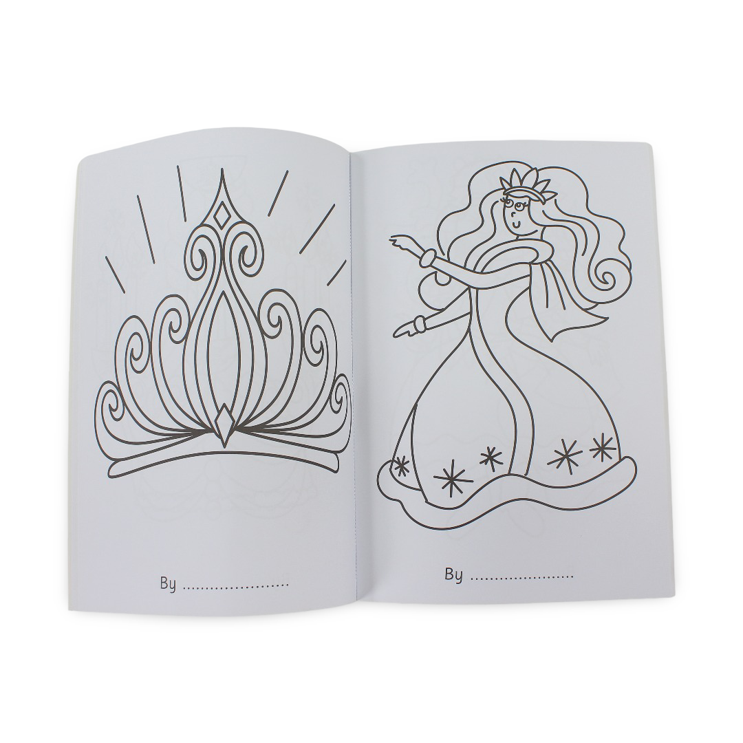 Bumper Princess Colouring - Assortments - Emco