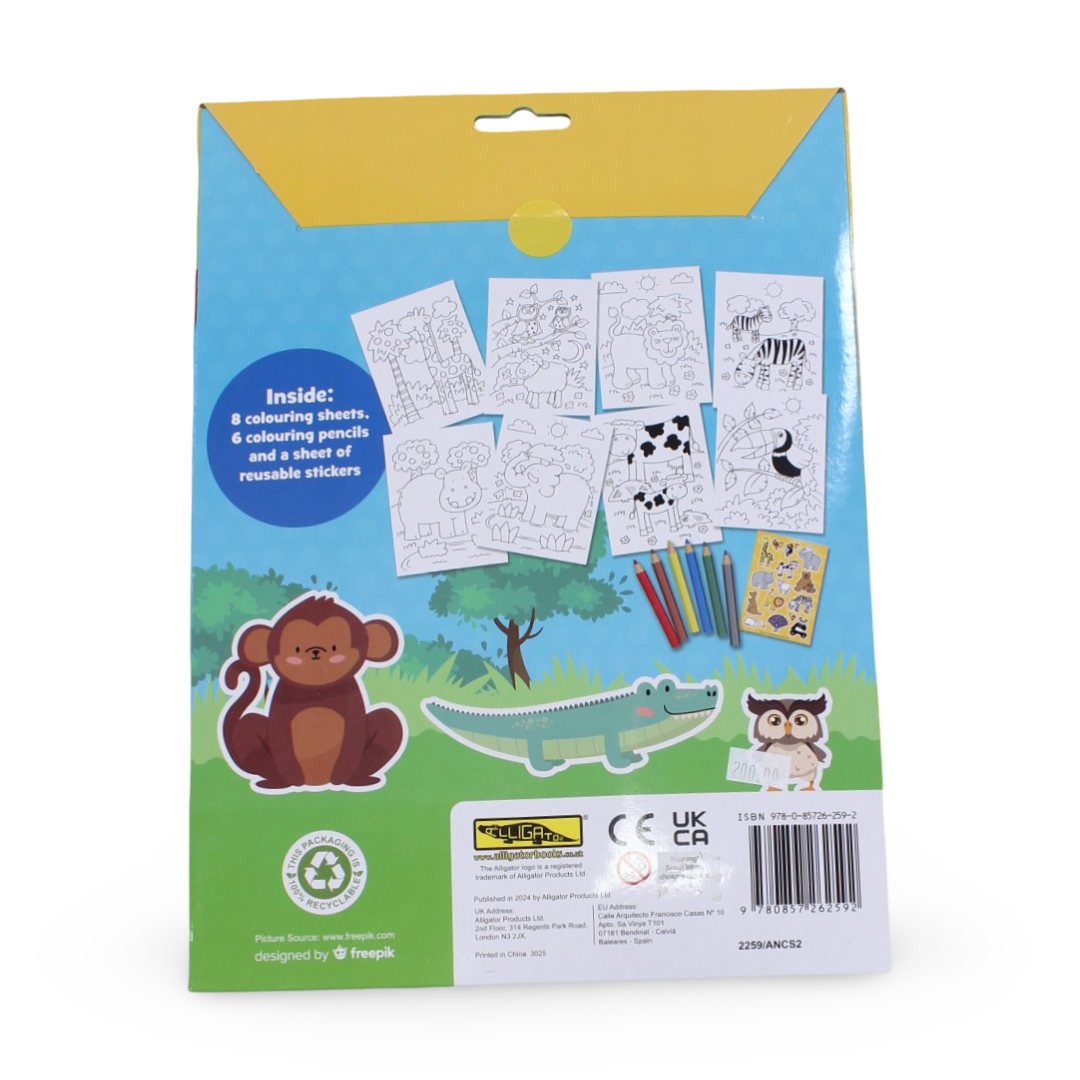 Animals Colouring Set