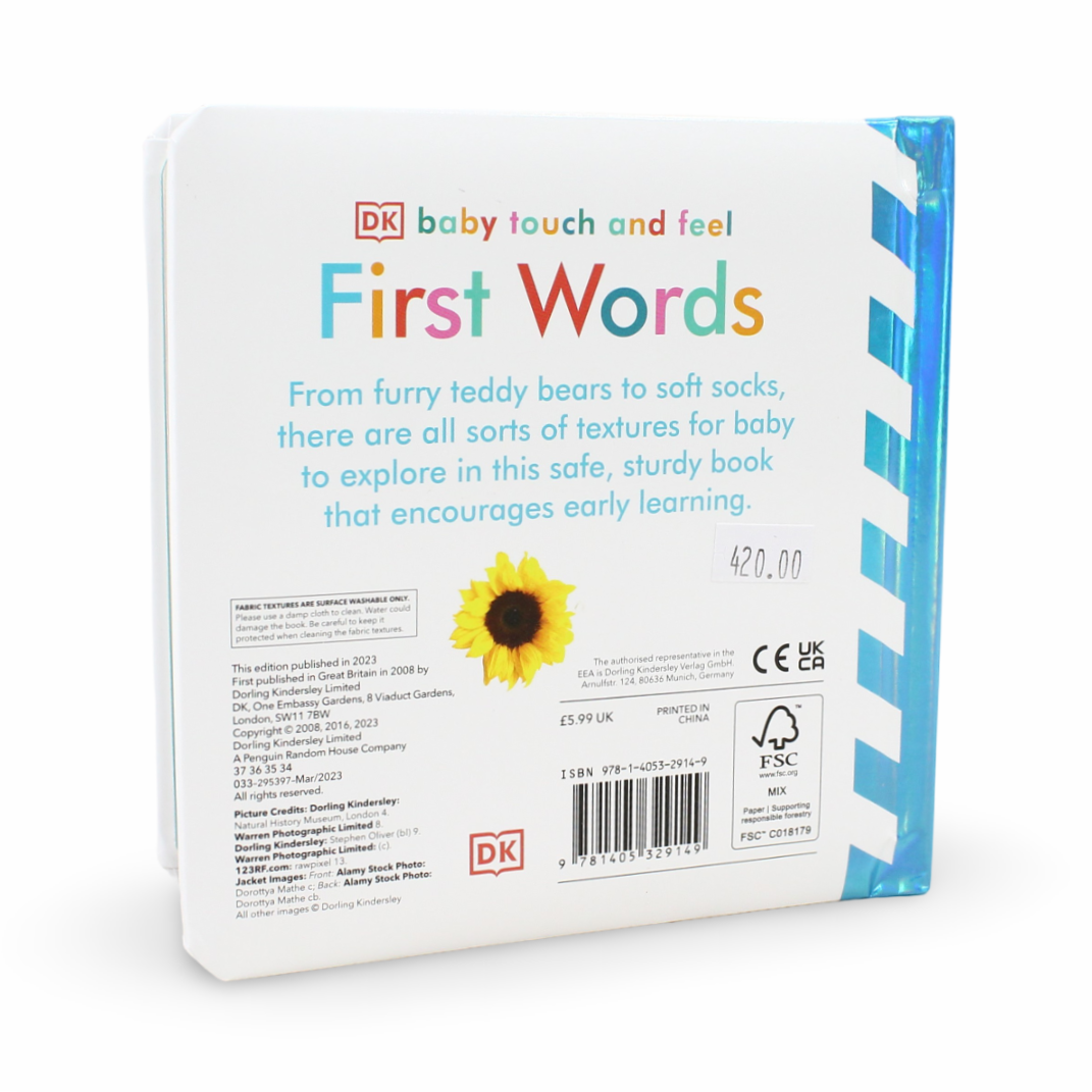 DK Baby Touch and Feel First Words Board Book