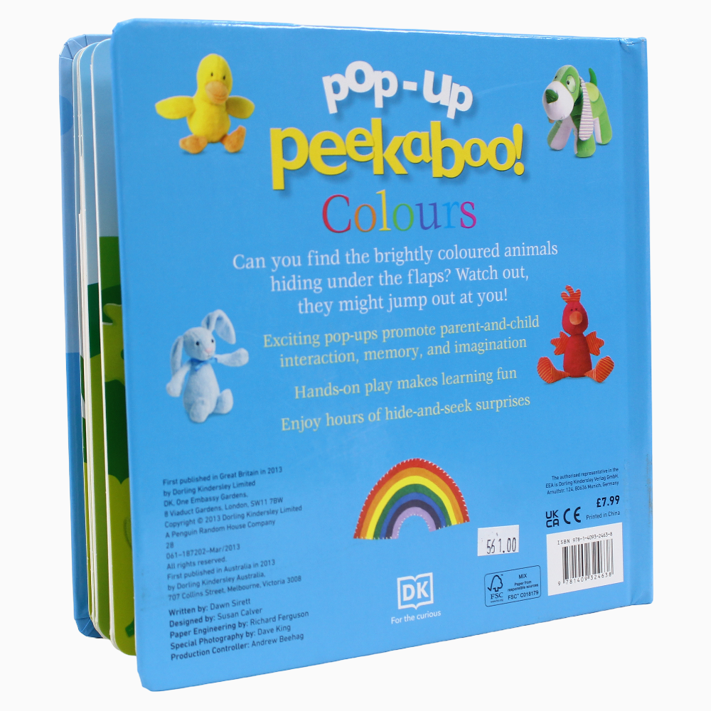 Pop-Up Peekaboo! Colours Board Book