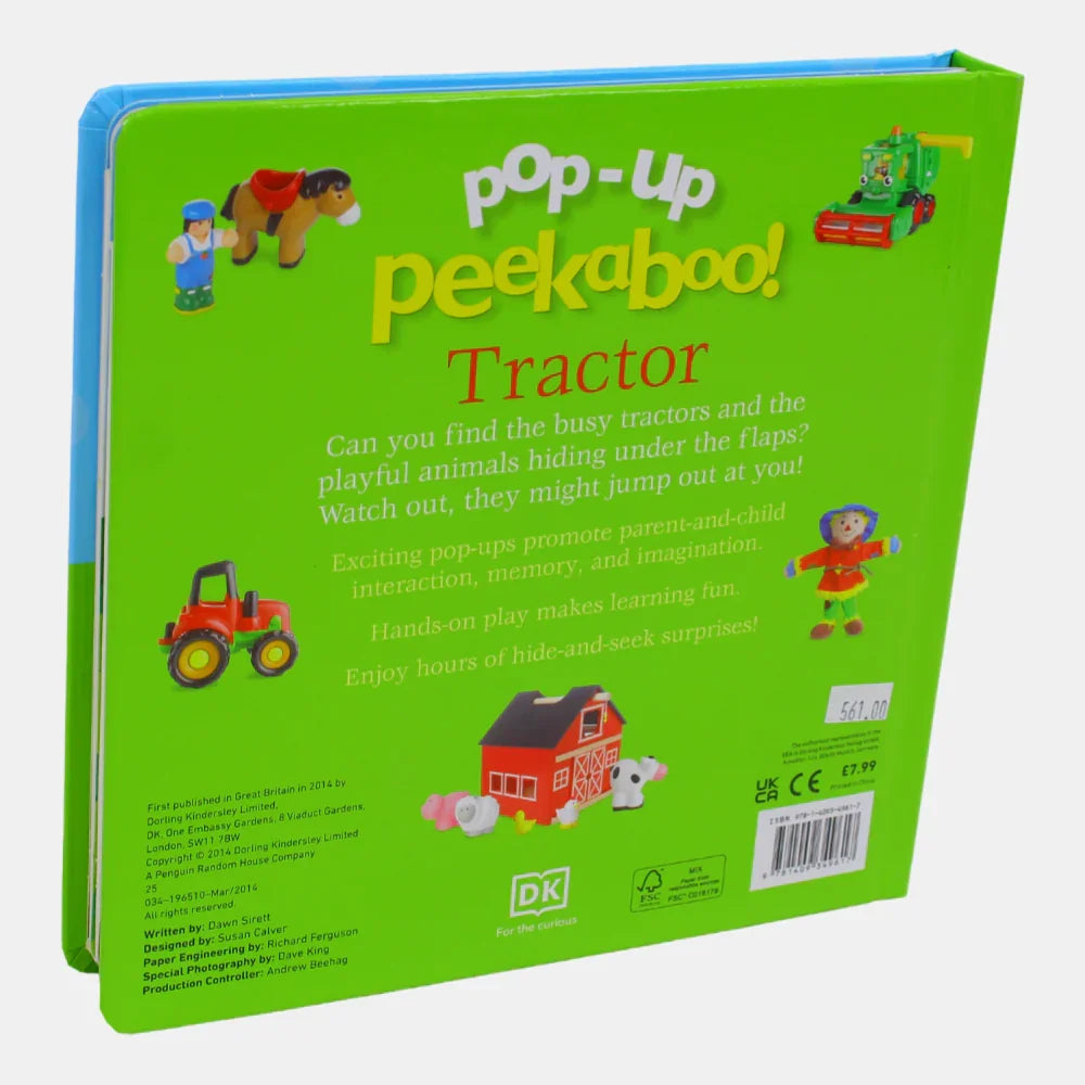 Pop-Up Peekaboo Tractor
