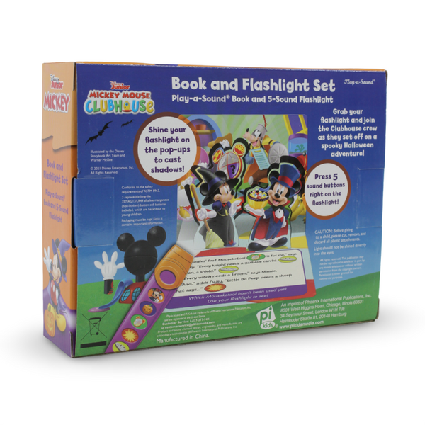 Disney Junior Mickey Mouse Clubhouse: Mickey's Halloween Surprise Book and 5-Sound Flashlight Set