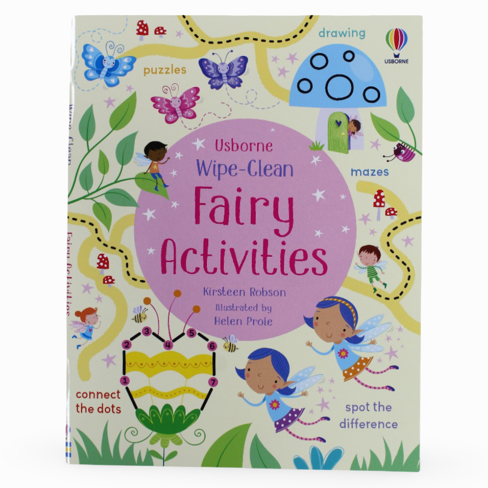 Wipe-Clean Fairy Activities – Sparkly Practice Play