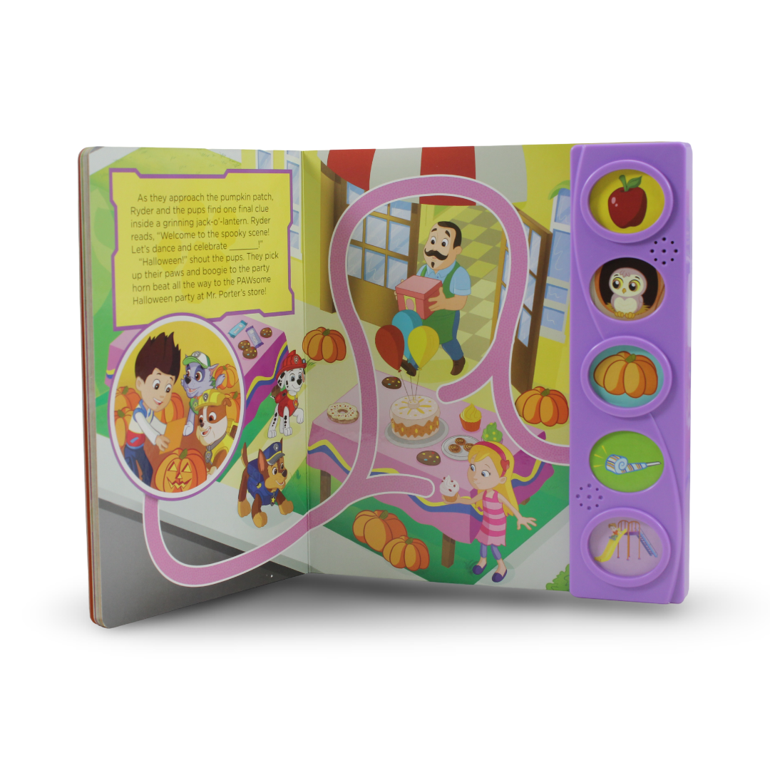 Nickelodeon PAW Patrol: PU Ptastic Halloween Maze Sound Book