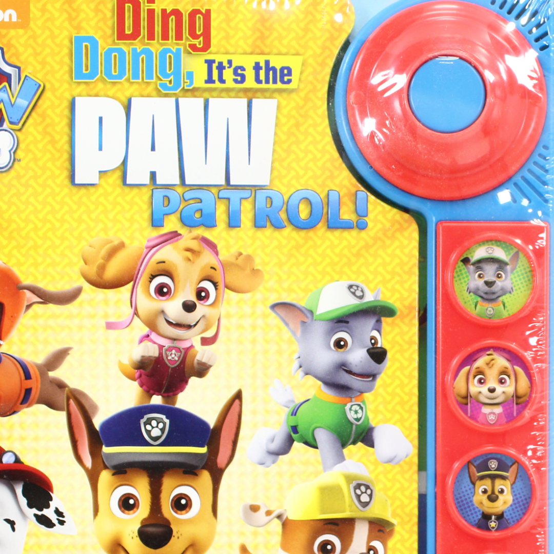 PI Kids Ding Dong, It's The Paw Patrol! Sound Book