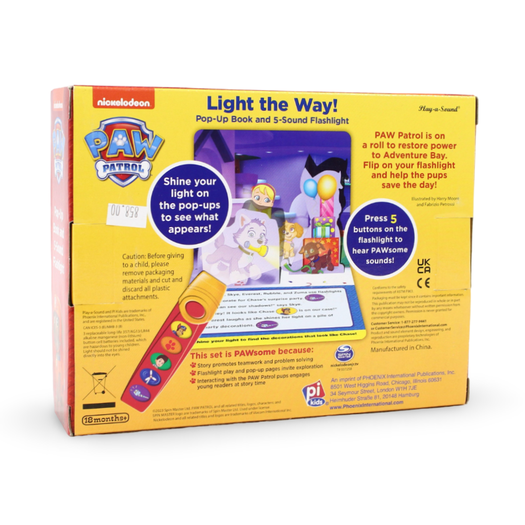 Pi Kids Nickelodeon Paw Patrol: Light the Way! Pop-Up Book