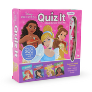 Disney Princess: Quiz It 4-Book Set and Smart Pen