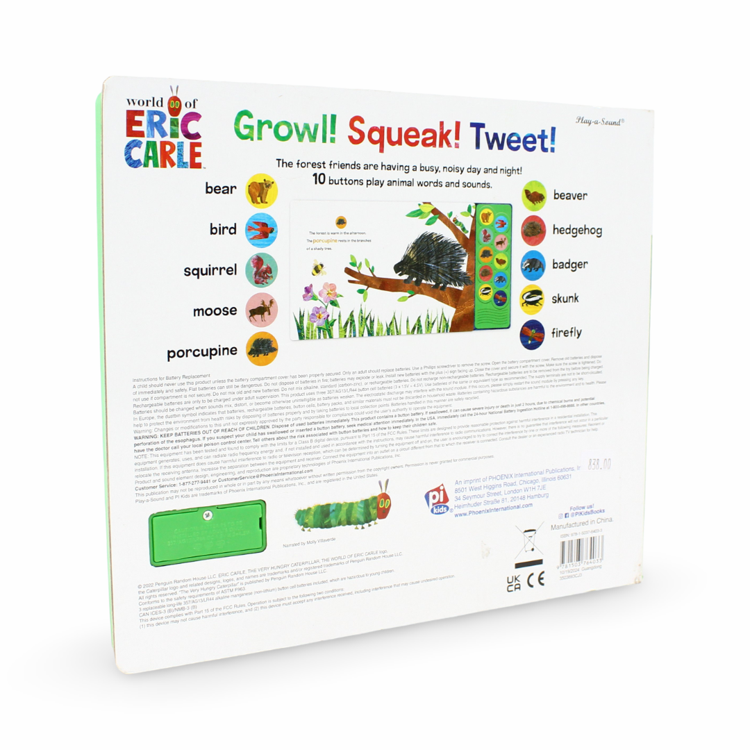 Pi Kids World of Eric Carle: Forest Friends Sound Book