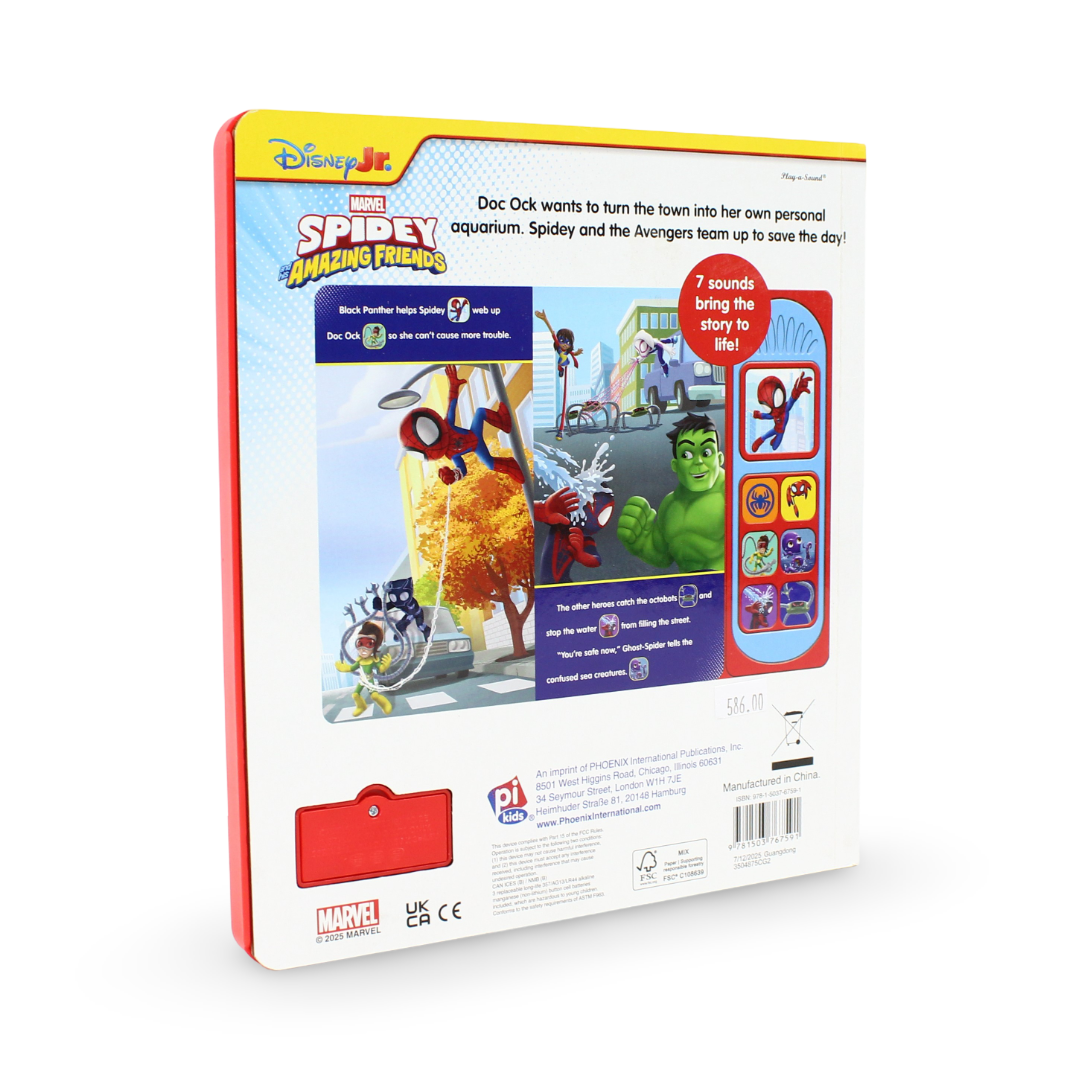 Pi Kids Spidey Makes a Splash Sound Book