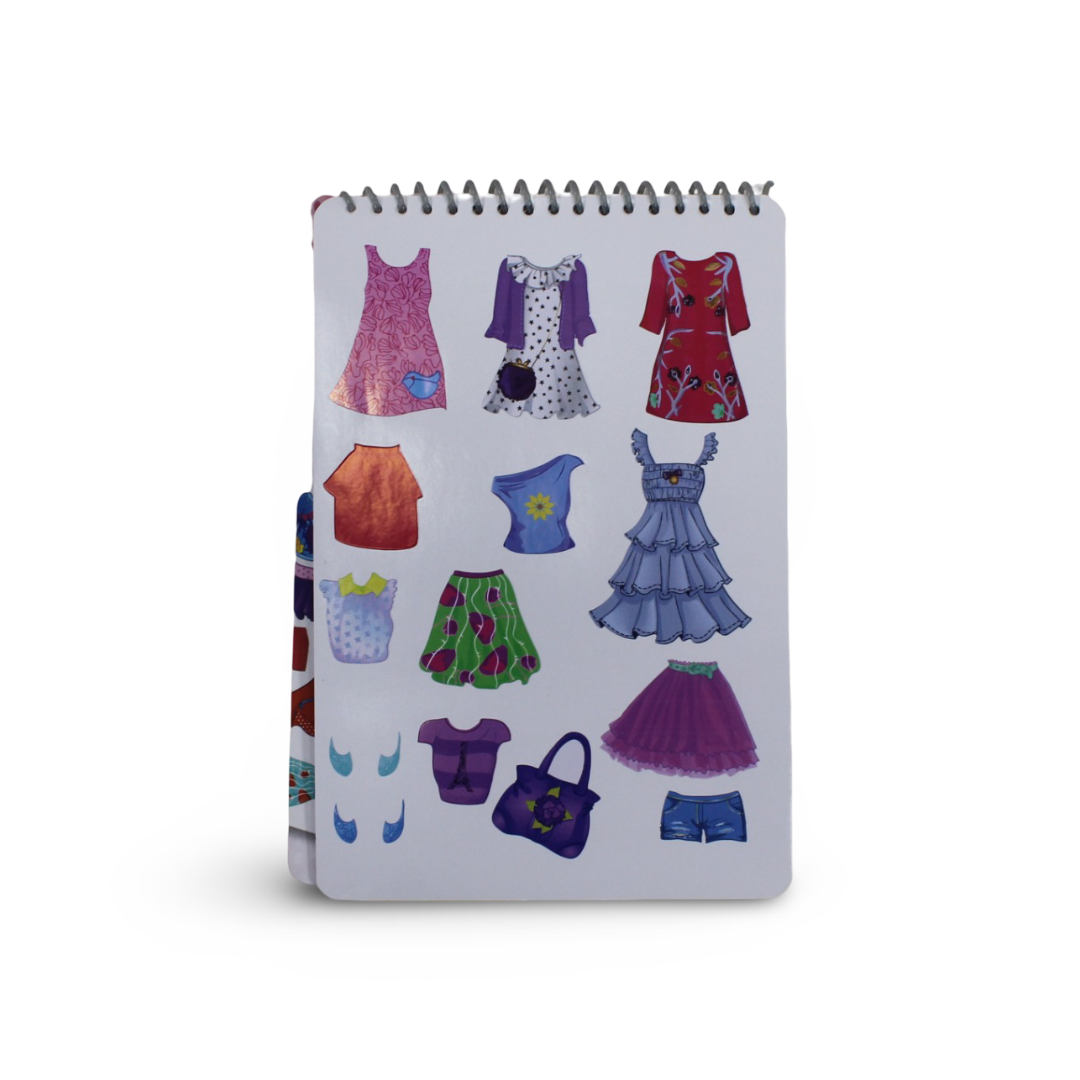 Sticker Dress Up Sketch Books - Assortments - Spectrum