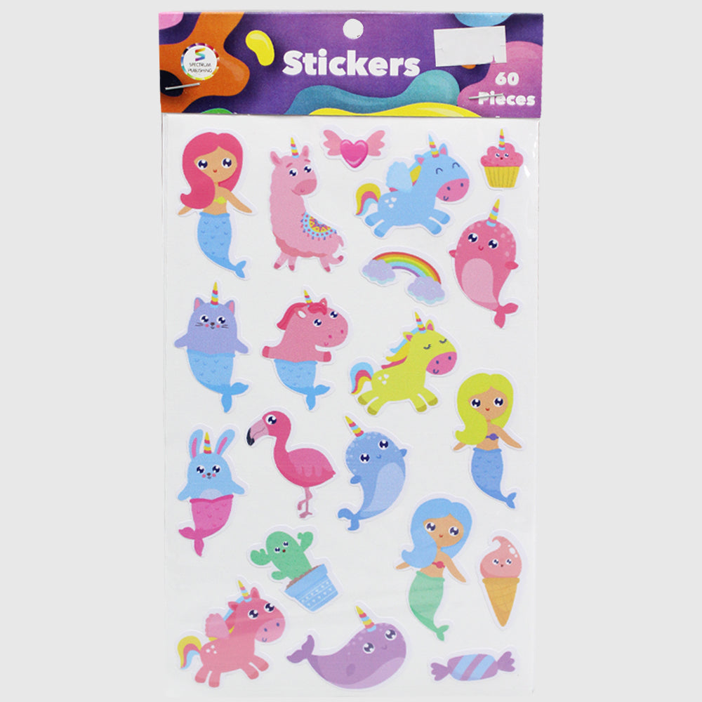 Stickers Pack - 60 Pieces (Magical Creatures)