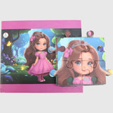 Puzzle Bag, Princess Shape - Multicolor