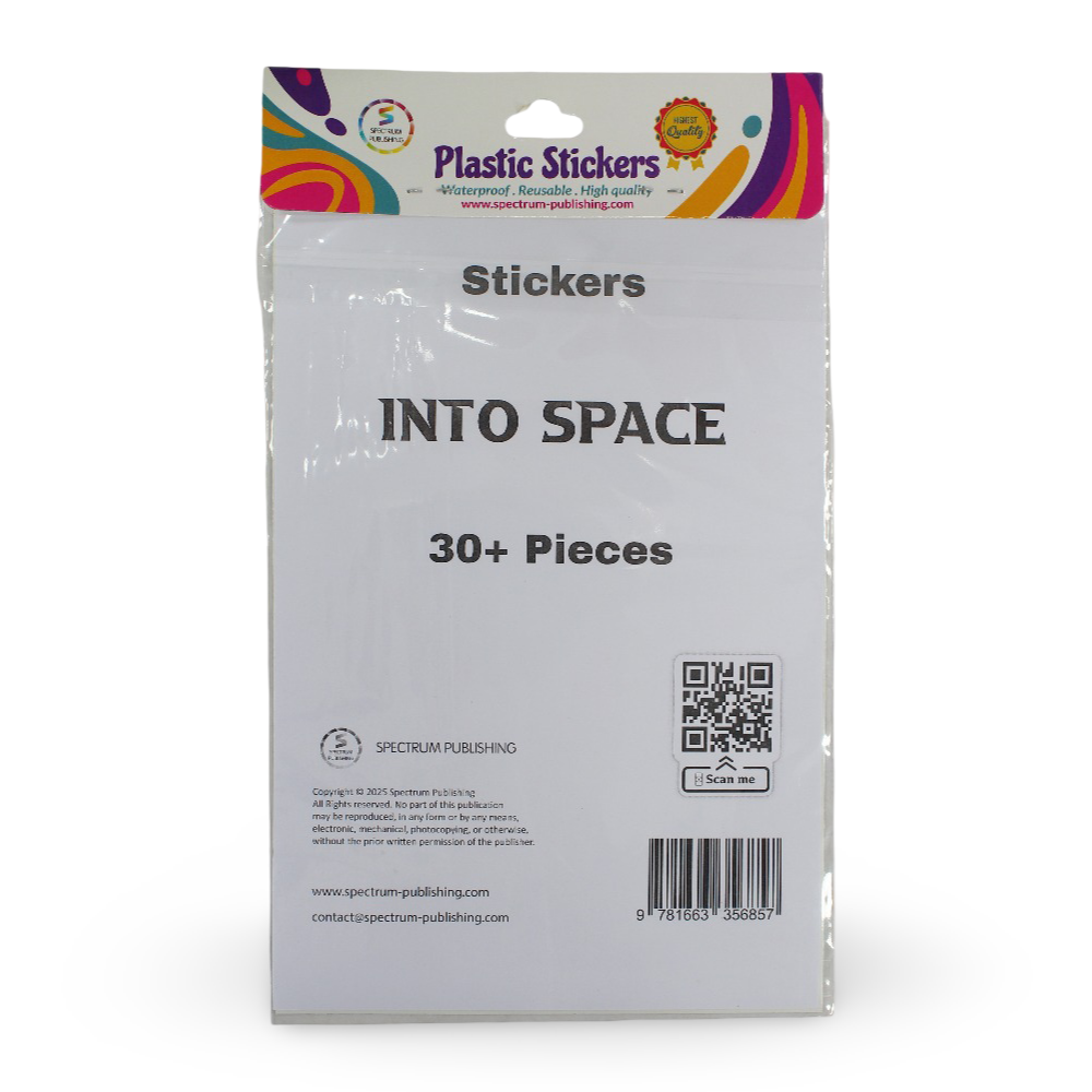 Spectrum Publishing "Space Journey" Plastic Stickers