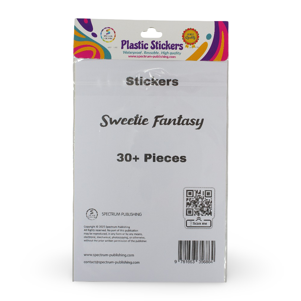 Spectrum Publishing "Sweet Fantasy" Plastic Stickers